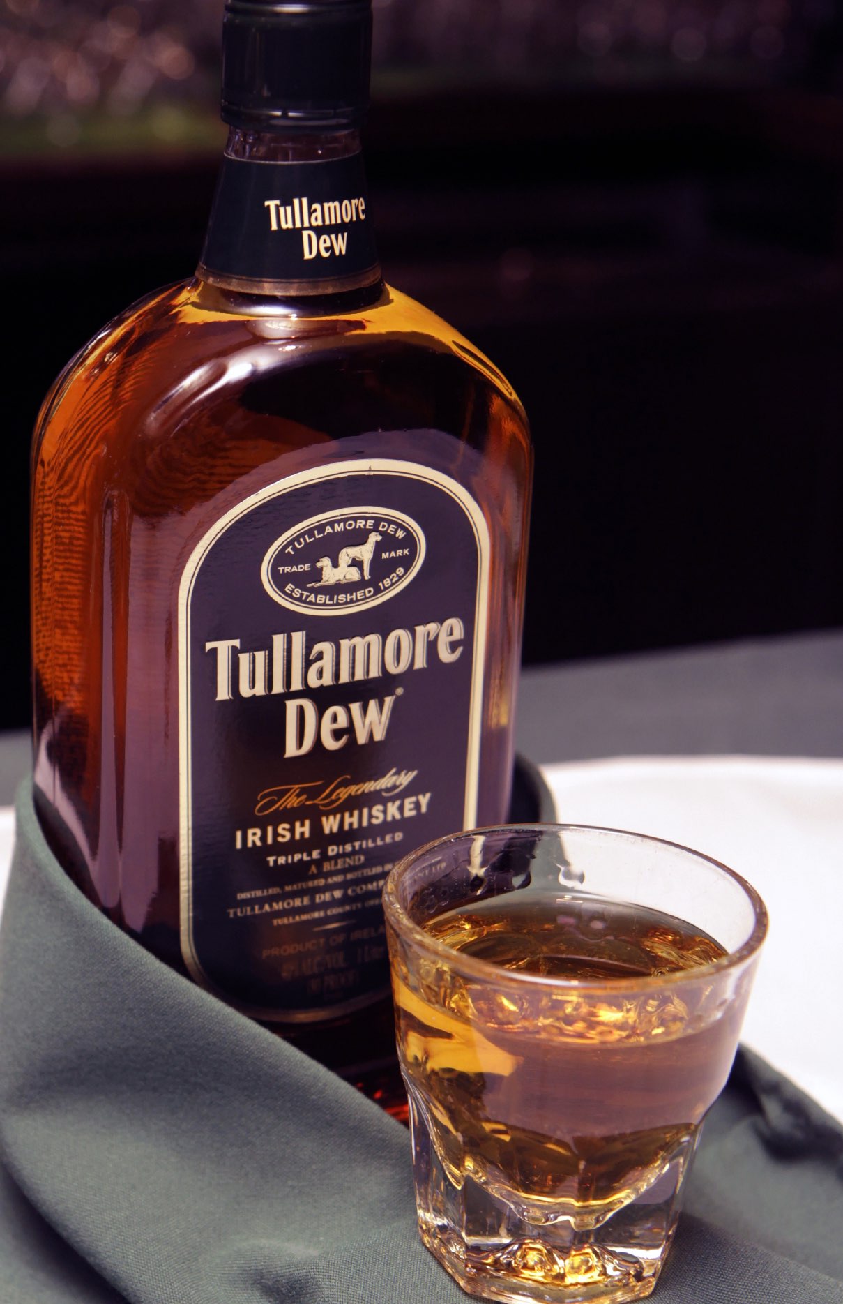 A bottle of Tullamore Dew at Crogan's